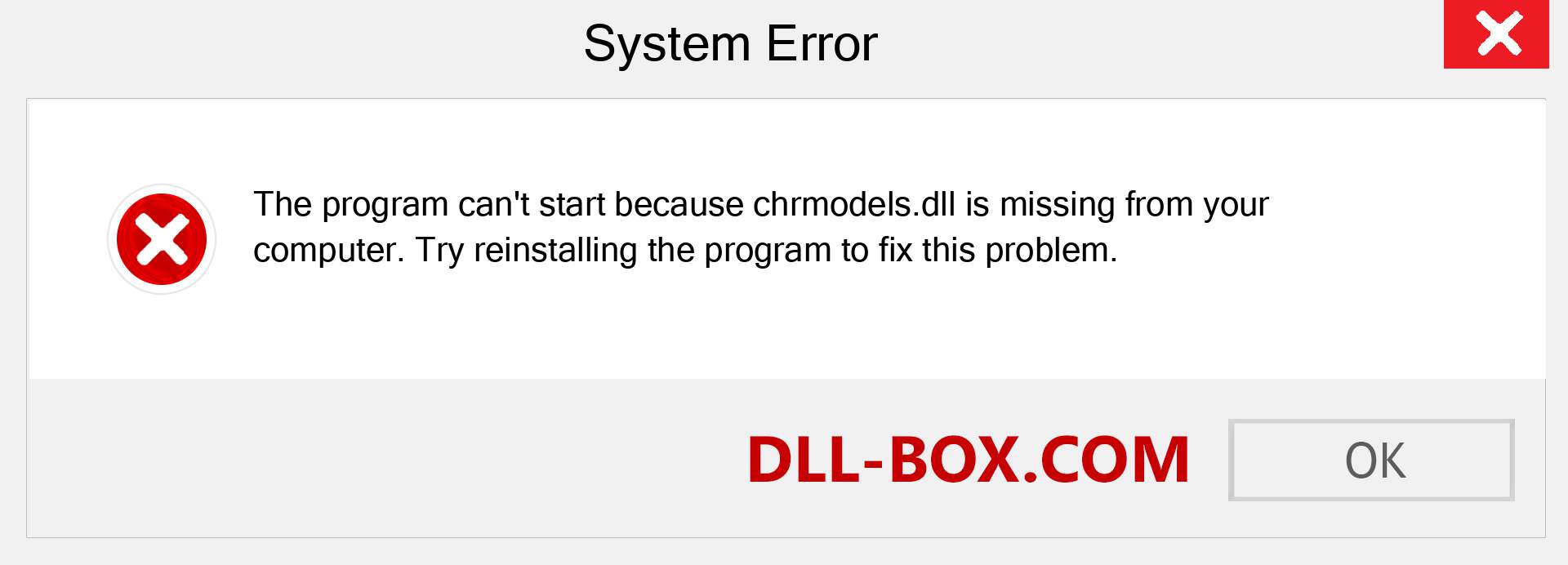  chrmodels.dll file is missing?. Download for Windows 7, 8, 10 - Fix  chrmodels dll Missing Error on Windows, photos, images